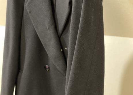 80-90s pure cashmere double long coat #1
