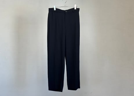 emporio armani  tropical wool wide trousers