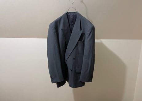 【setup special pick up】80-90s set up suit "gray stripe double"