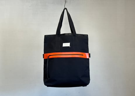 maison margiela calendar tag tote bag