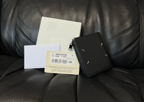 maison margiela four stitches leather wallet