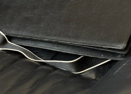 90-00s jilsander ”本人期” leather shoulder bag