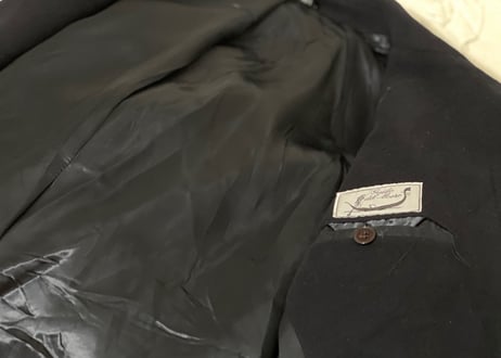 80-90s made in Italy cashmer wool lbelted coat