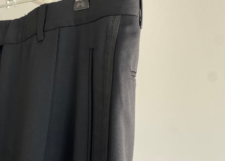giorgio armani double tuxedo set up suit dead stock