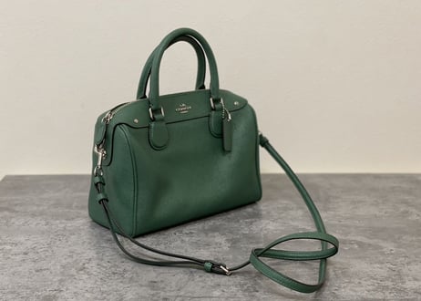 coach mini bag green