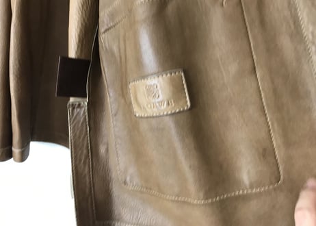 2013aw loewe leather jacket