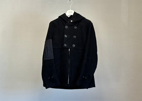 maison margiela "再構築" back zip coat