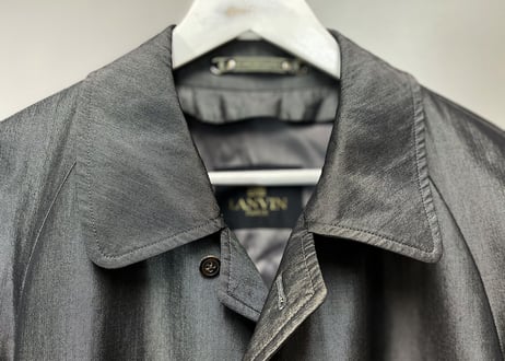 lanvin silk coat