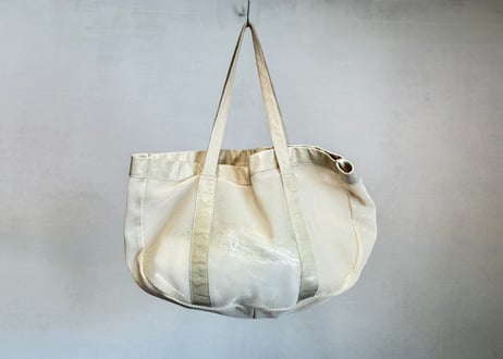 maison margiela "初期" large size mesh leather bag