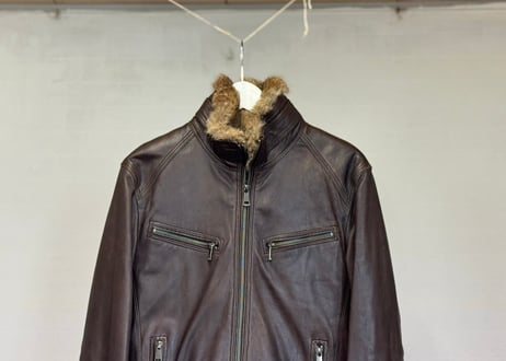 burberry leather jacket