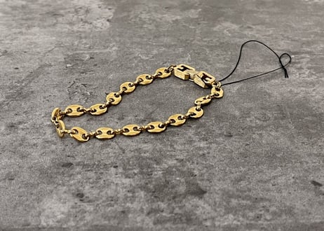 80-90s givenchy gold bracelet"B"
