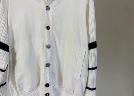 80s givenchy linen cardigan