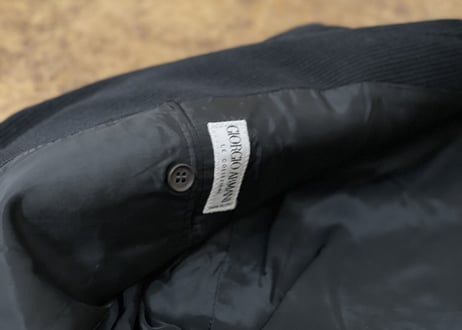 giorgio armani stripe set up suit