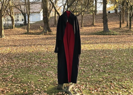 80s over size long coat