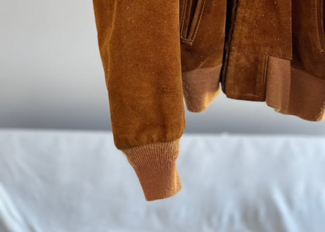 schott suede blouson made in USA
