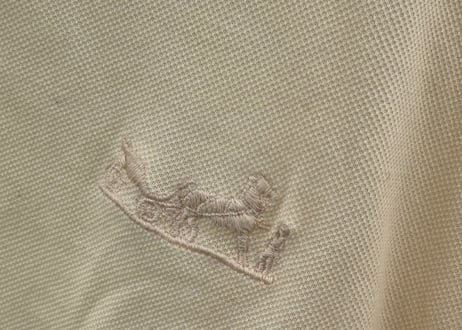 hermes "Le Duc logo" polo shirt light yellow