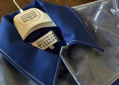 maison margiela jacket blue