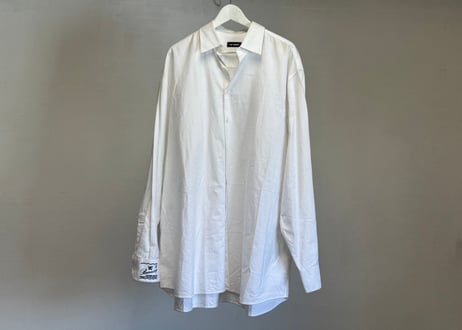 rafsimons burning down over size shirt