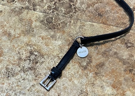 prada leather bracelet