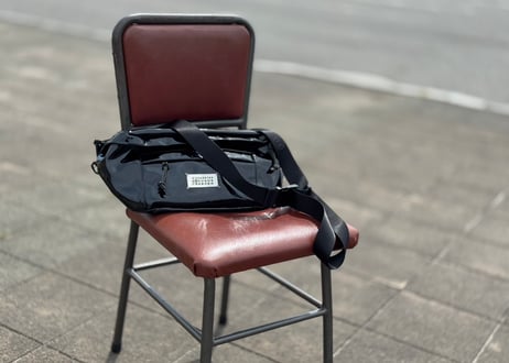 maison margiela "大容量" patent leather logo shoulder bag