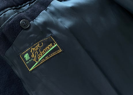 80-90s made in Italy  pure cashmere long coat