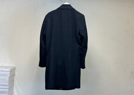 pure cashmere double long coat #A
