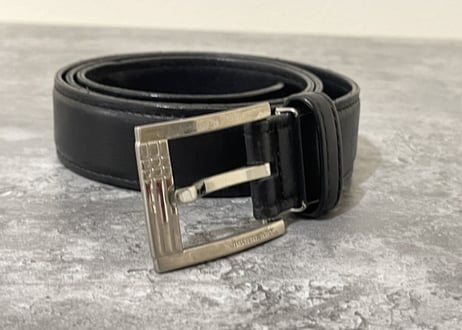 burberry leathear belt #1