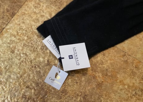 givenchy cashmere wool groves deadstock
