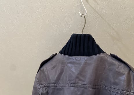 gucci leather jacket purple