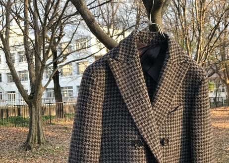 2019aw drumohr double chesterfield coat dead stock