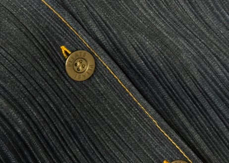 isseymiyake pleats denim jacket