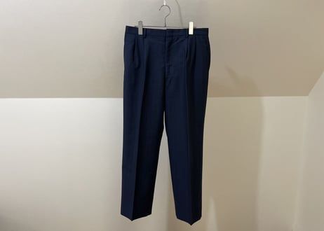 balenciaga set up suit navy stripe