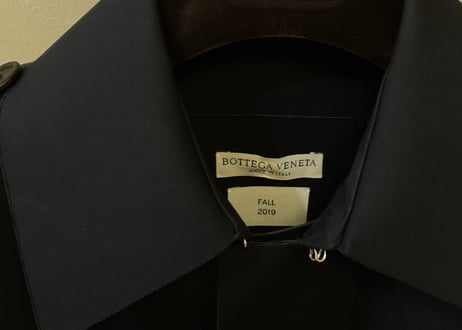 bottega veneta 2019aw belted coat dead stock