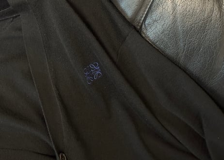 loewe anagram logo cardigan