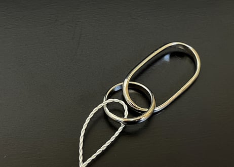 mm6 maison margiela 2019ss ring silver 12号 dead stock