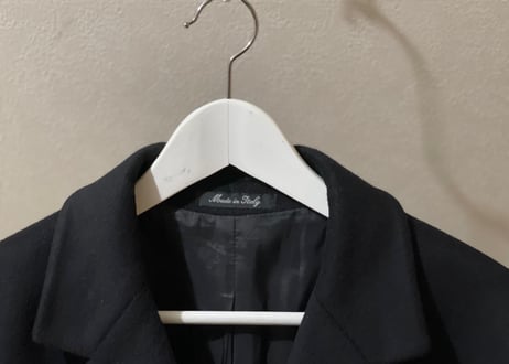80s valentino "carisma rouge" cashmerewool chesterfield coat