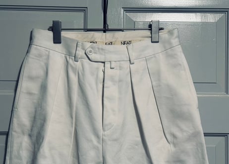 neat wide tack pants