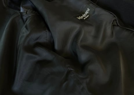 yves saint laurent pure cashmere long coat