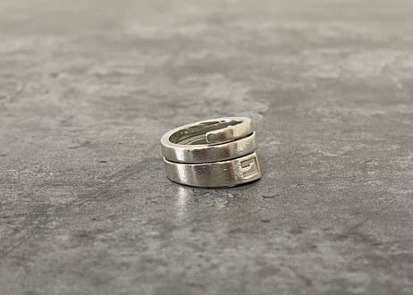 gucci snake silver ring 15号