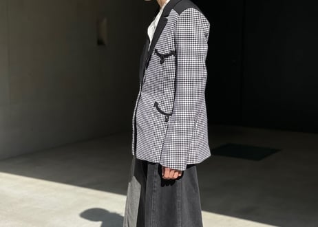 pacp rabamme 2021ss wide lapel jacket dead stock