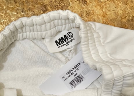 mm6 maison margiela 2020aw eazy white pants dead stock