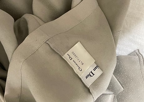 christian dior made in Italy silk shirt
