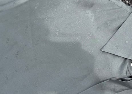 fendi 2024ss logo "総柄" silk shirt