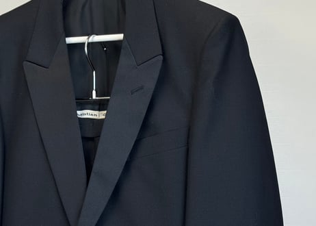 dior tuxedo set up suit