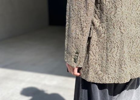 ermanno diermasanno 2021ss lace jacket dead stock