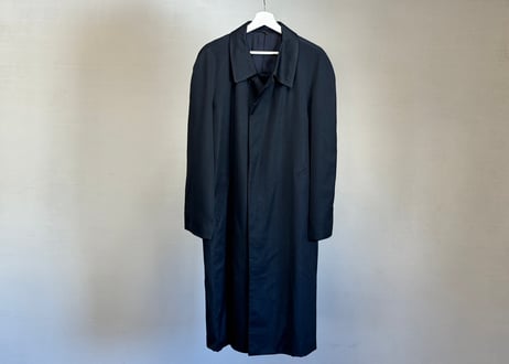 yves saint laurent silk wool coat