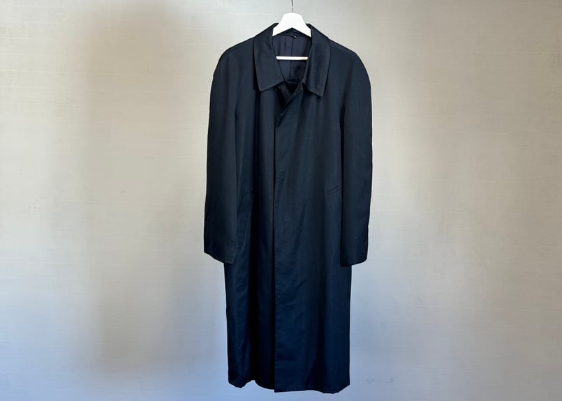 ✨Yves Saint Laurent シルク ウール ステンカラーコート✨ yves saint laurent silk wool coat | weekend tokyo