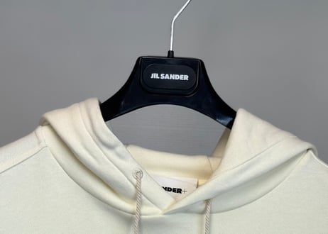 jilsander oversize logo hoodie dead stock