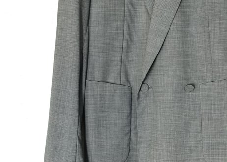2014aw balenciaga leather lapel  tailored jacket dead stock