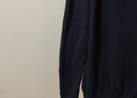 maison margiela 2018ss over size elbow patch knit